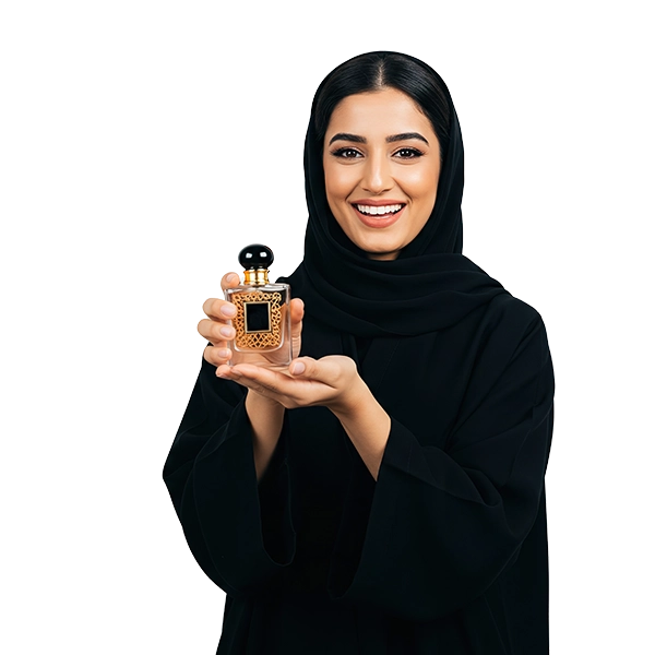 Mulher perfume árabe feminino