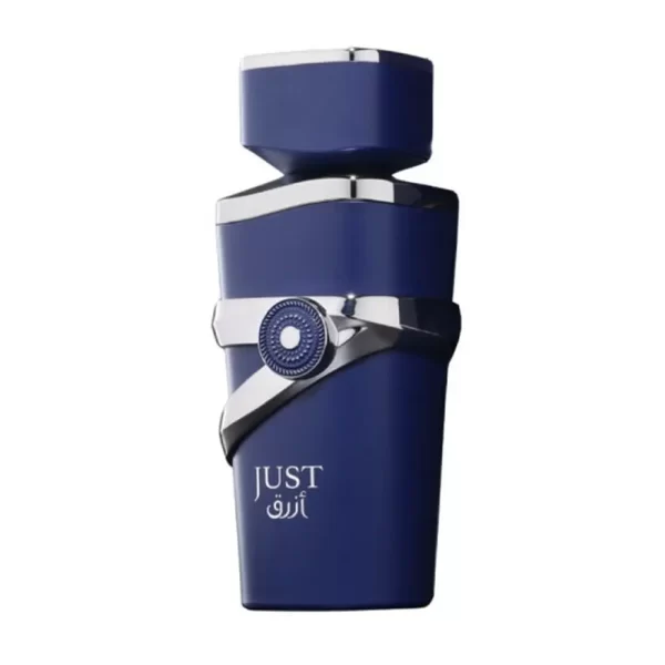 Frasco do perfume arabe Just Azraq (Azul)
