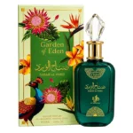 Al Wataniah Sabah Al Ward Garden of Eden frasco e embalagem EDP 100ml
