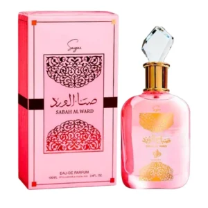 Al Wataniah Sabah Al Ward Sugar frasco e embalagem EDP 100ml