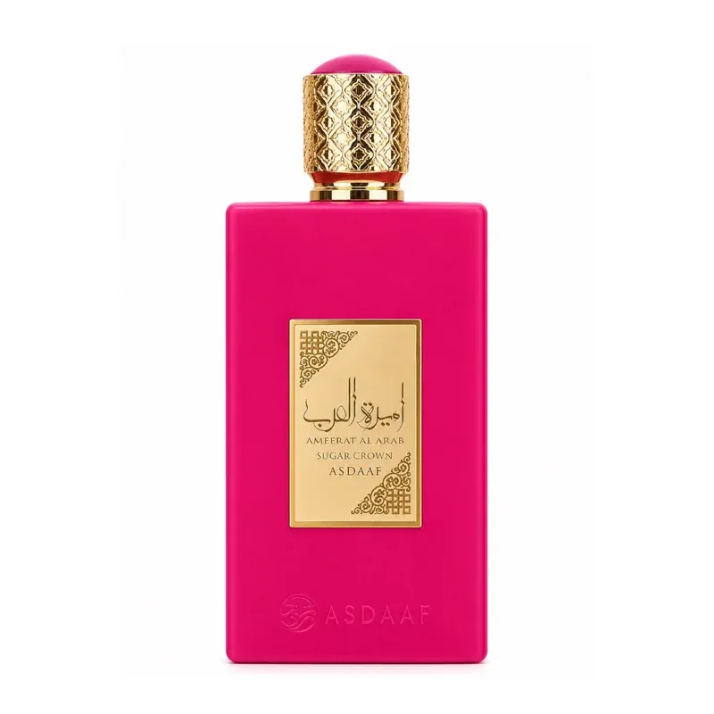 Frasco do perfume feminino Asdaaf Ameerat Al Arab Sugar Crown EDP 100ml.