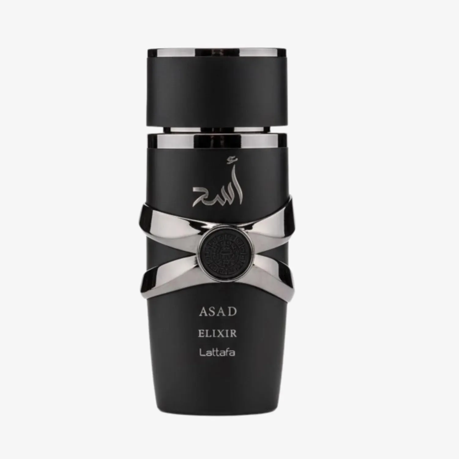 Asad Elixir • 100ml Frasco Lattafa Asad Elixir EDP 100ml masculino oriental amadeirado.