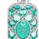 Frasco Orientica Azure Fantasy Extrait de Parfum 80ml unissex fresco e aromático.