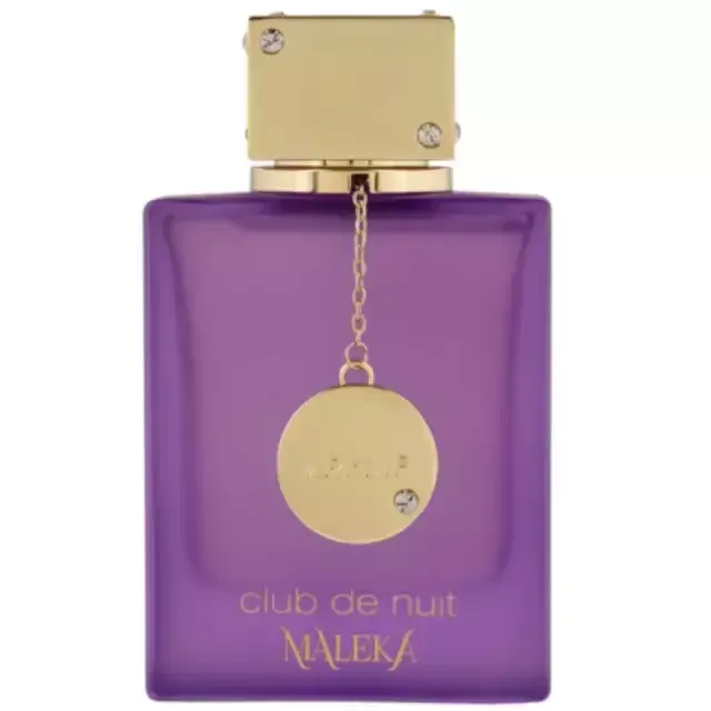 Frasco Armaf Club de Nuit Maleka EDP 105ml feminino Floral Frutado.