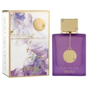 Frasco e embalagem Armaf Club de Nuit Maleka EDP feminino 105ml.