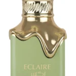 Frasco Lattafa Eclaire Pistache EDP 100ml unissex gourmand de pistache e baunilha.