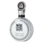Frasco Lattafa Fakhar Platin EDP 100ml masculino Aromático Fougère.