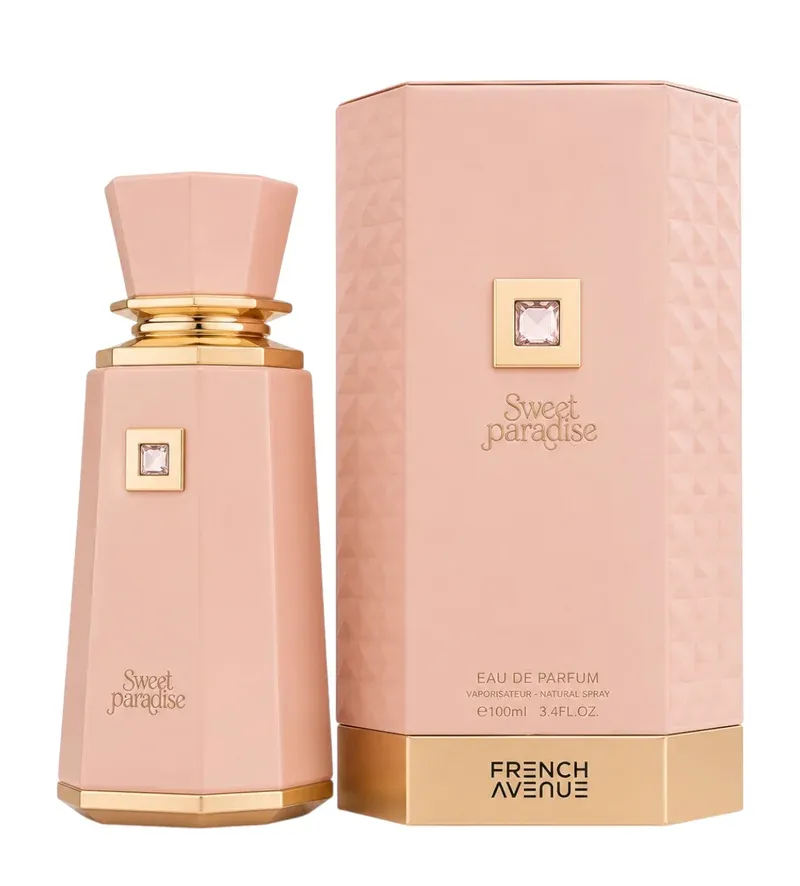 French Avenue Sweet Paradise • Frasco e Embalagem French Avenue Sweet Paradise frasco e embalagem EDP 100ml