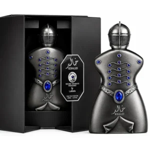 Lattafa Niche Emarati Khalid frasco e embalagem EDP 80ml