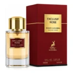 Maison Alhambra Exclusif Rose frasco e embalagem EDP 100ml