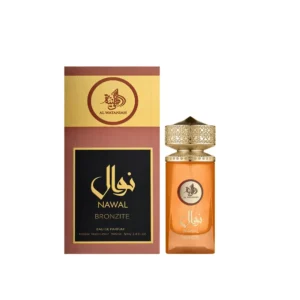 Frasco e embalagem do perfume Al Wataniah Nawal Bronzite EDP 100ml.
