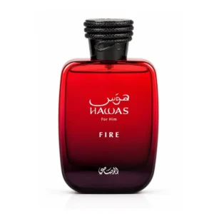 Frasco do perfume Rasasi Hawas Fire Eau de Parfum 100ml.