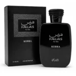 Frasco e embalagem do perfume masculino Rasasi Hawas Kobra EDP 100ml.