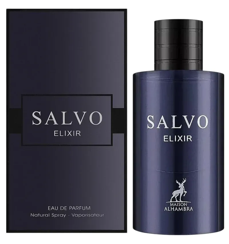 Frasco e embalagem Maison Alhambra Salvo Elixir