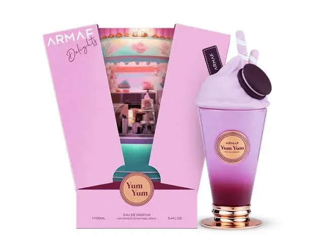 Frasco e embalagem Armaf Yum Yum EDP feminino 100ml.